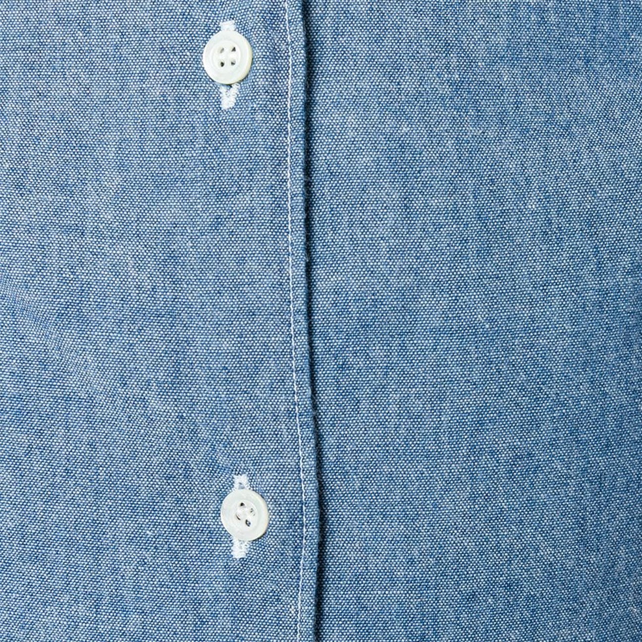 ASPESI Camicia in chambray Blue