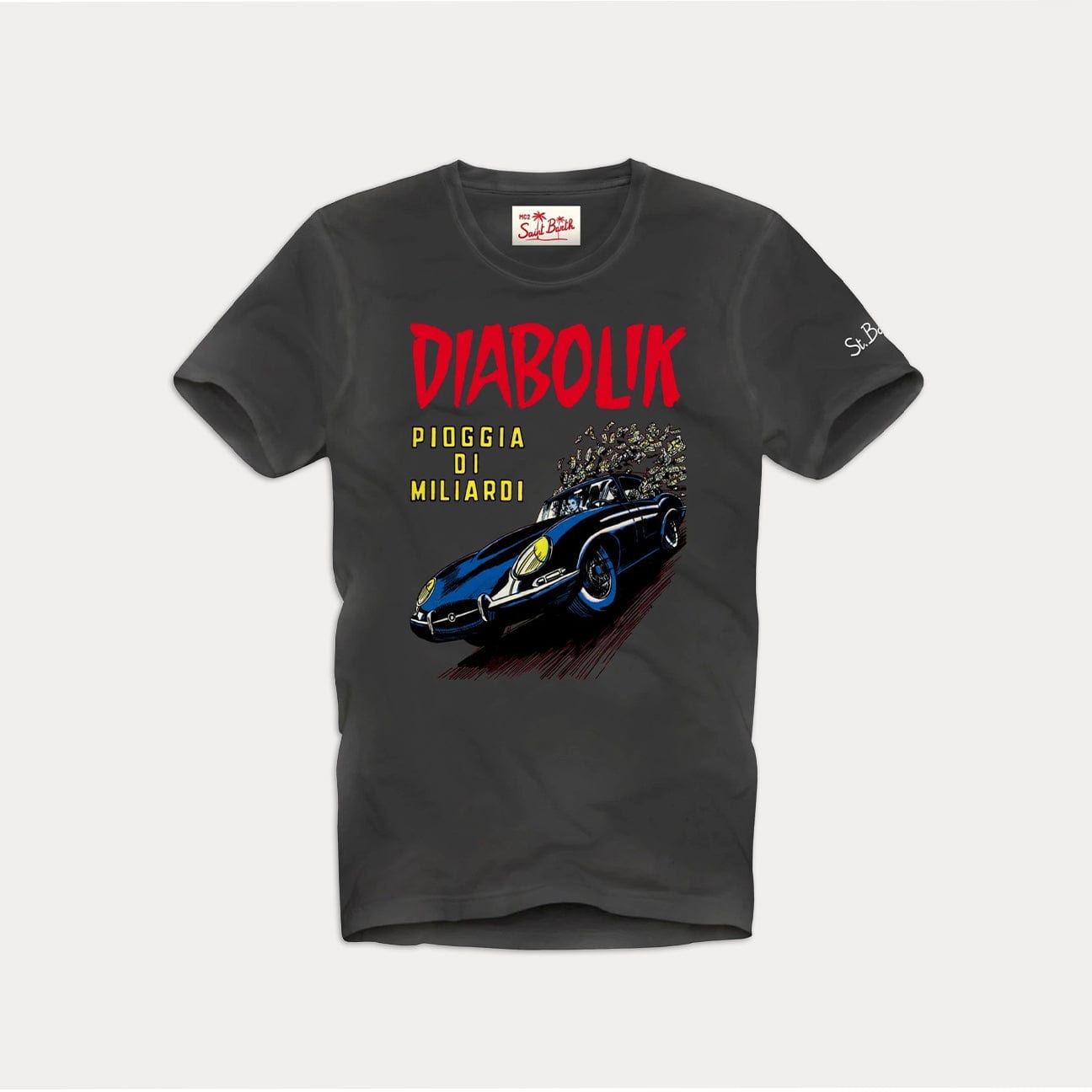 MC2 SAINT BARTH T-Shirt Diabolik Special Edition Nero