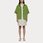 ASPESI NYLON Camicia in nylon Didion Verde
