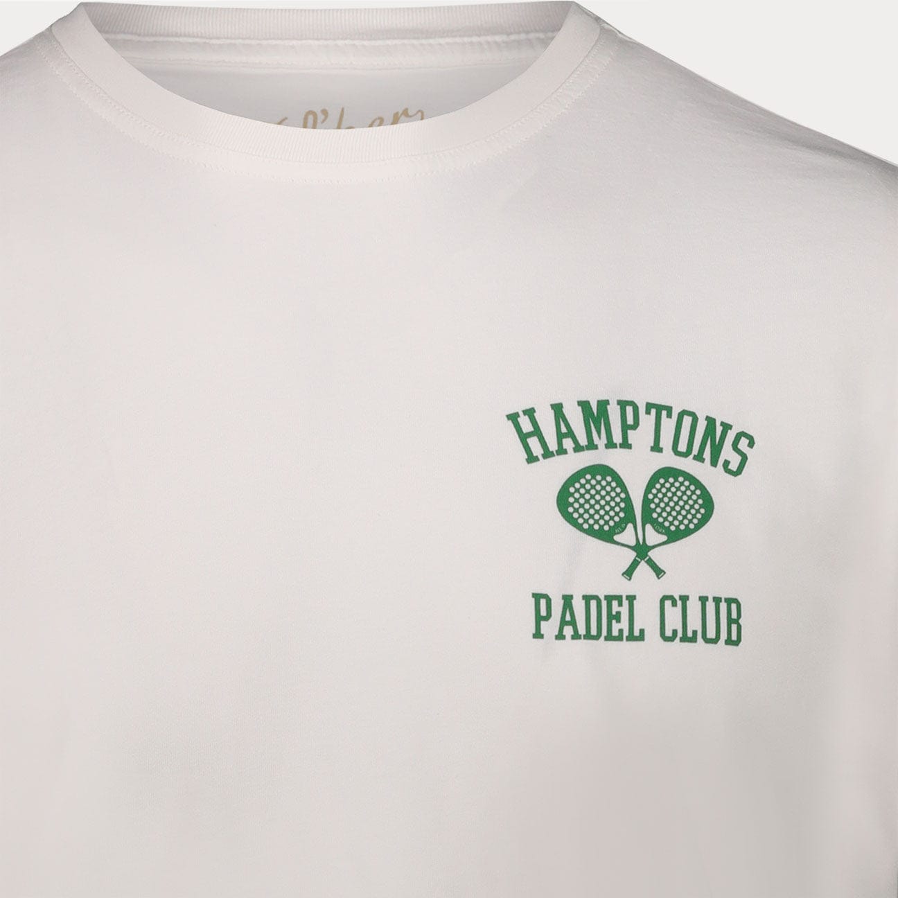 BLEEKER T-Shirt "Hamptons Padel Club" Bianco