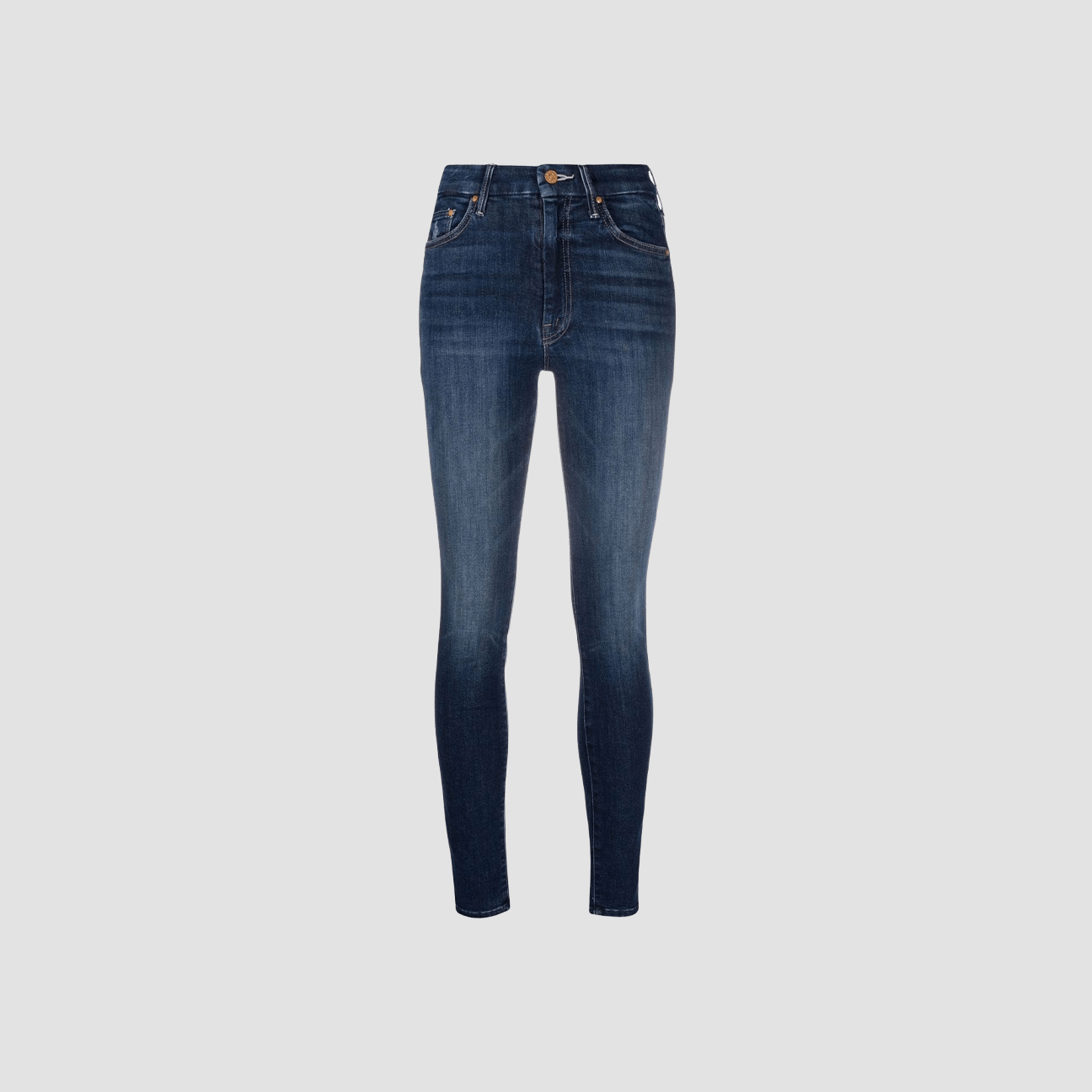 MOTHER Jeans Skinny High waisted Blue Medio