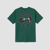 STUSSY T-Shirt Laguna Dot Verde Scuro