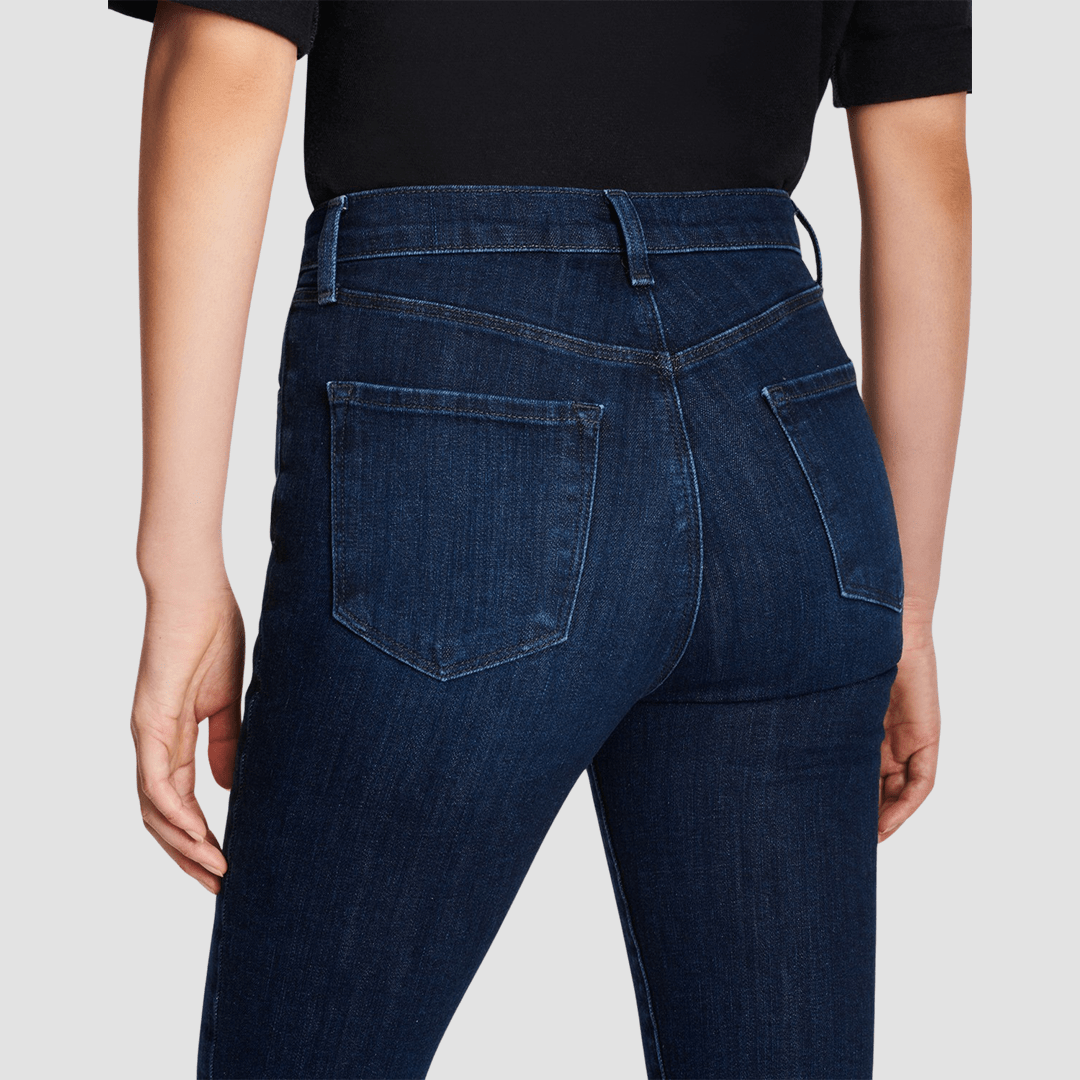 J BRAND Jeans Lillie Cropped Flare Blue