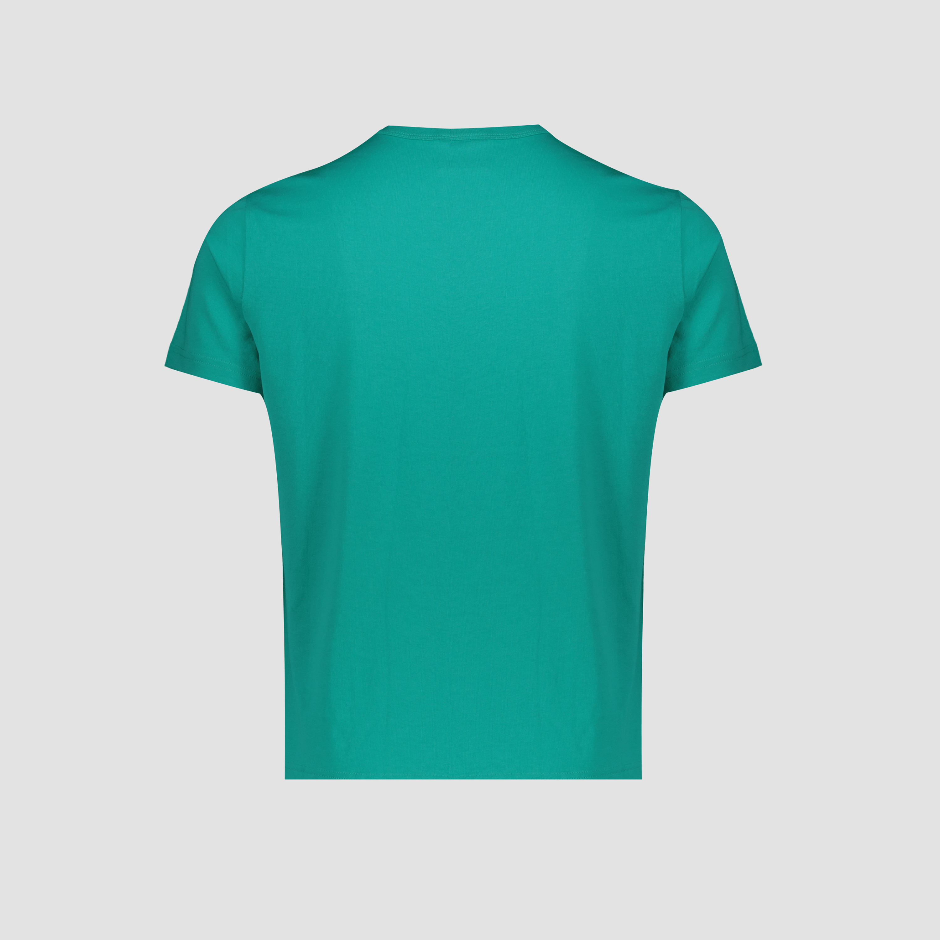 CHAMPION T-shirt T shape con logo Verde Smeraldo