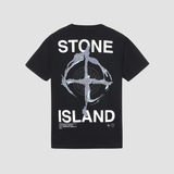 STONE ISLAND T-Shirt "Marble Three" Nero