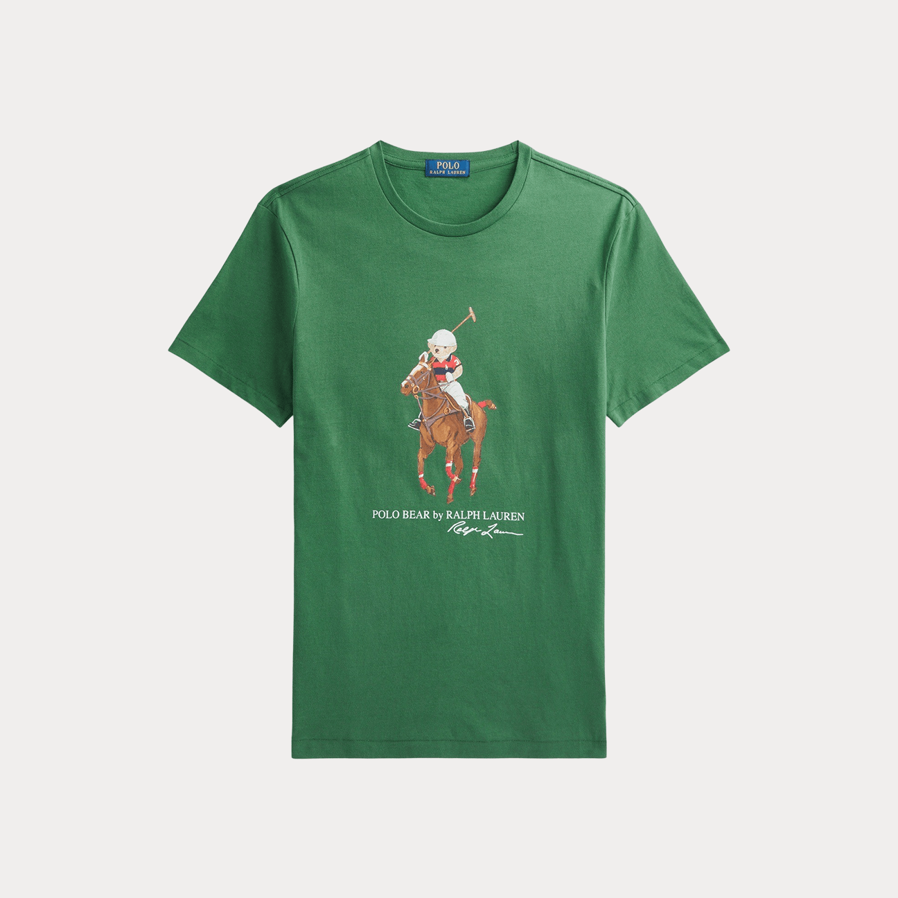 POLO RALPH LAUREN T-Shirt con Polo Bear Verde