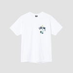 STUSSY T-Shirt Psychedelic Bianco