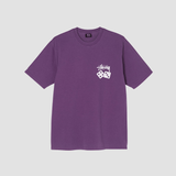 STUSSY T-Shirt Dice P. Dyed Purple