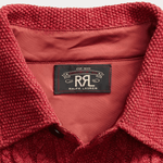 RRL Camicia work in lino e cotone  Rosso