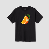 STUSSY T-Shirt Orange Slice Nero