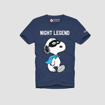 MC2 SAINT BARTH T-Shirt Snoopy Night Legend Blue