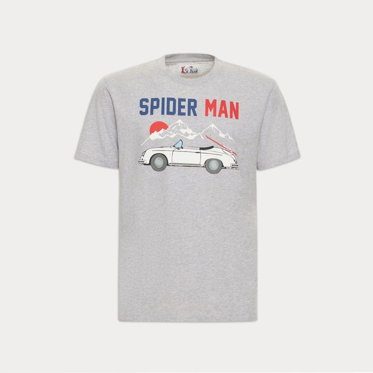 MC2 SAINT BARTH T-Shirt "Speed Man" Grigio