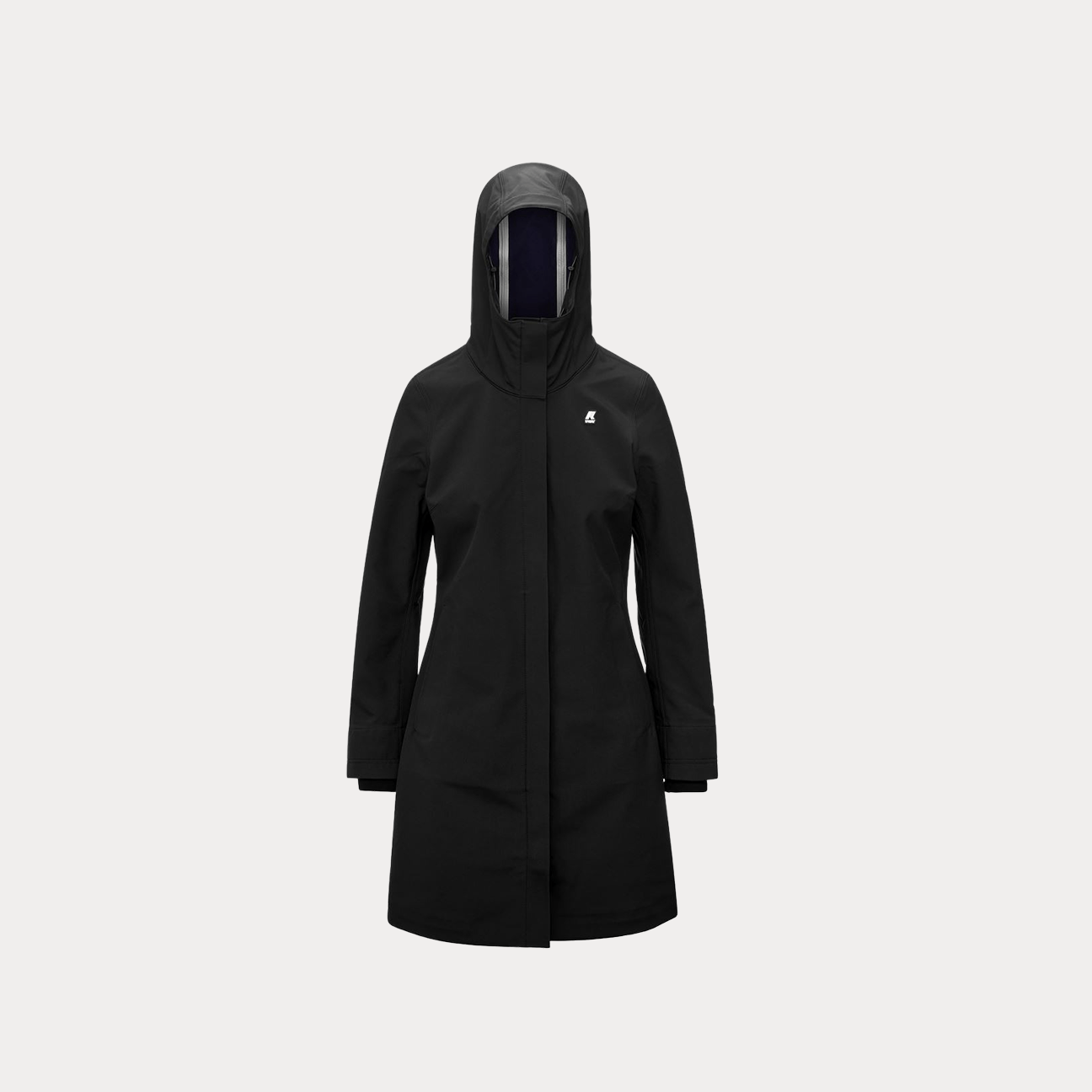 KWAY Cappotto Stephy Bonded Nero e Blue