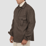EAST HARBOUR SURPLUS Camicia Overshirt Teddy02 Marrone