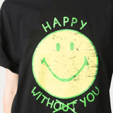 PHILOSOPHY T-Shirt con Smiley Nero