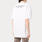 PHILOSOPHY T-Shirt con Smiley Bianco