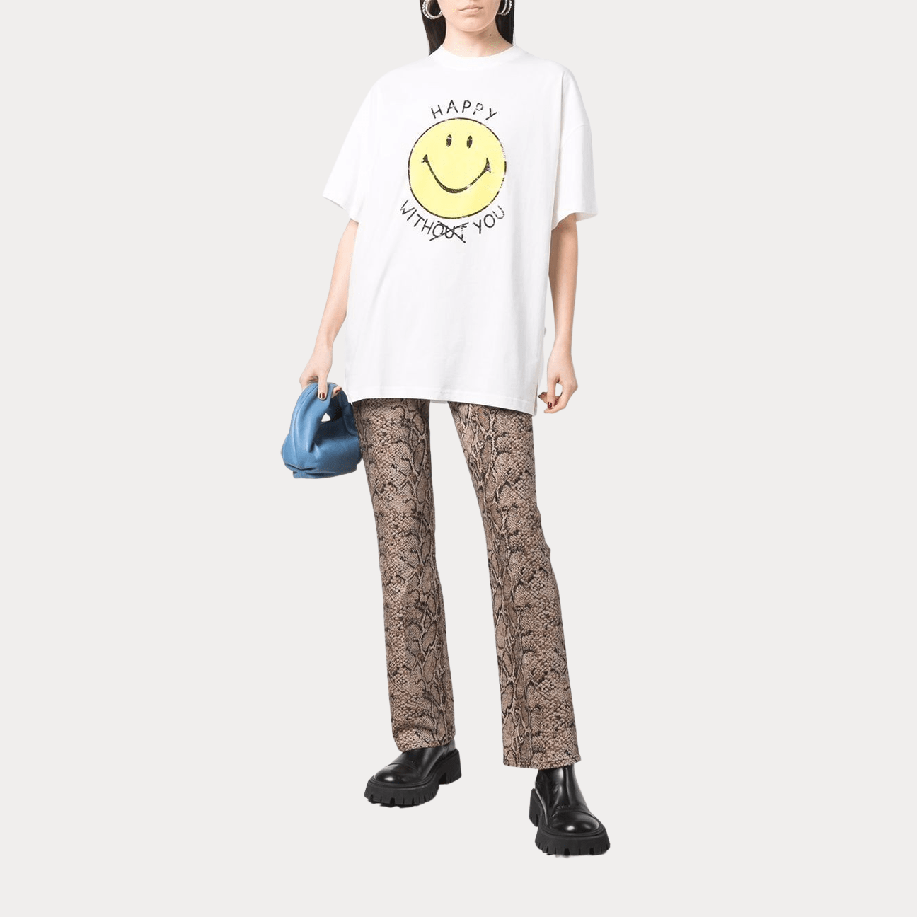 PHILOSOPHY T-Shirt con Smiley Bianco