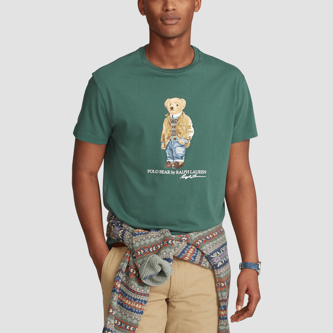 POLO RALPH LAUREN T-Shirt Polo Bear Verde