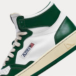 AUTRY Sneakers Medalist Mid Bianco e Verde