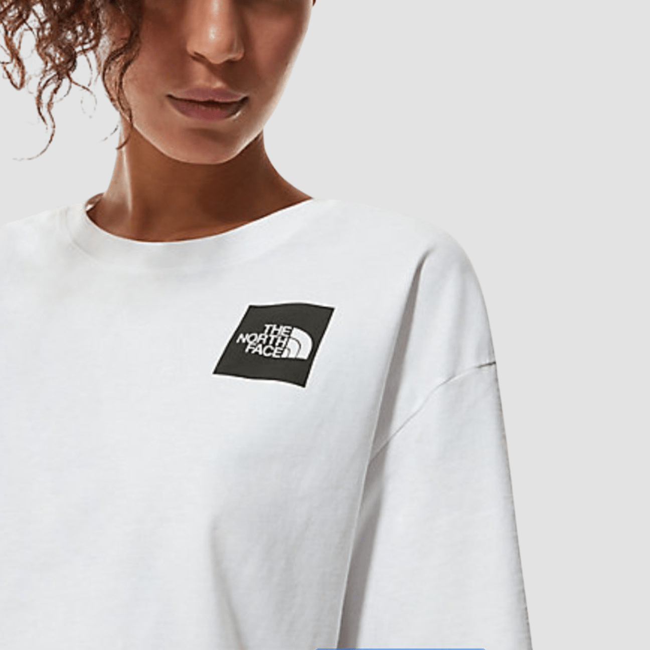 THE NORTH FACE T-Shirt Cropped Bianco